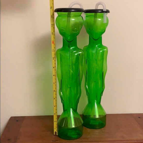 Extra Large Alien Water Bottle -Whirley SOLD - Picture 7 of 7